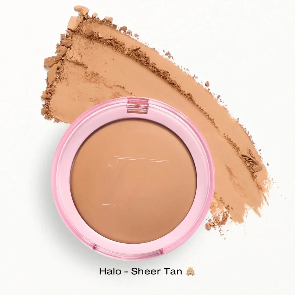 TYS Beauty HALO Angel Face Setting Powder | NEW | Sheer Tan | Skincare Infused